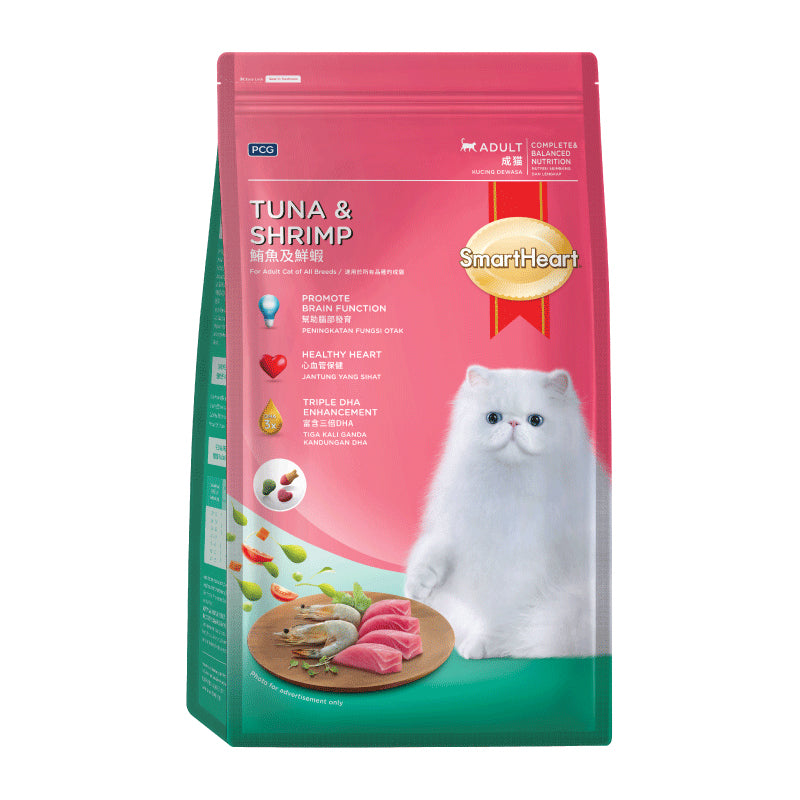 SmartHeart Cat Adult Tuna & Shrimp 7kg