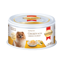 SmartHeart Dog Canned Gold Chicken with Cheese in Jelly 80g