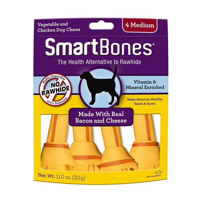 SmartBones Bacon & Cheese Medium 4pcs