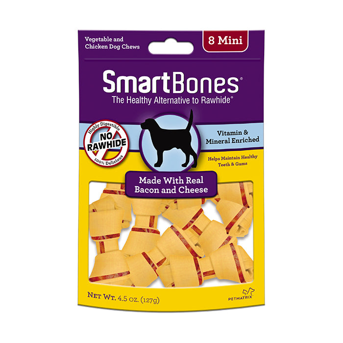 SmartBones Bacon & Cheese Mini 8pcs