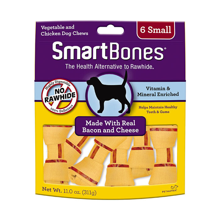 SmartBones Bacon & Cheese Small 6pcs