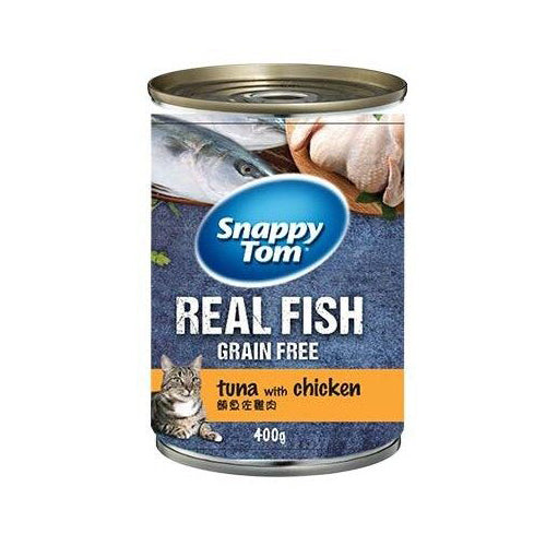 Snappy Tom Cat Real Fish Tuna with Chicken 400g