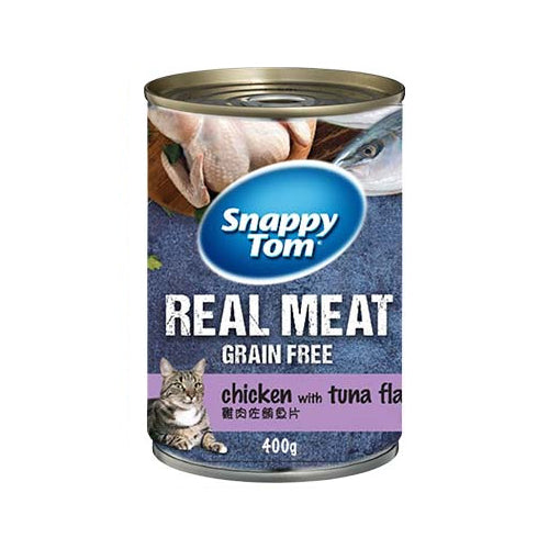 Snappy Tom Cat Real Meat Chicken with Tuna Flakes 400g