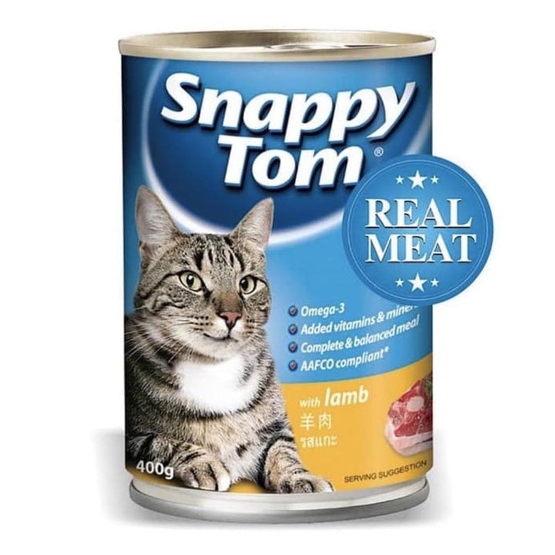 Snappy Tom Cat Real Meat Lamb 400g
