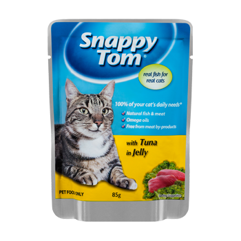 Snappy Tom Cat FreshCatch with Tuna in Jelly 85g