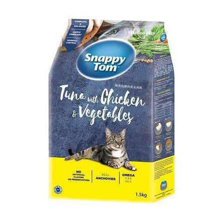 Snappy Tom Cat Tuna with Chicken & Vegetables 1.5kg