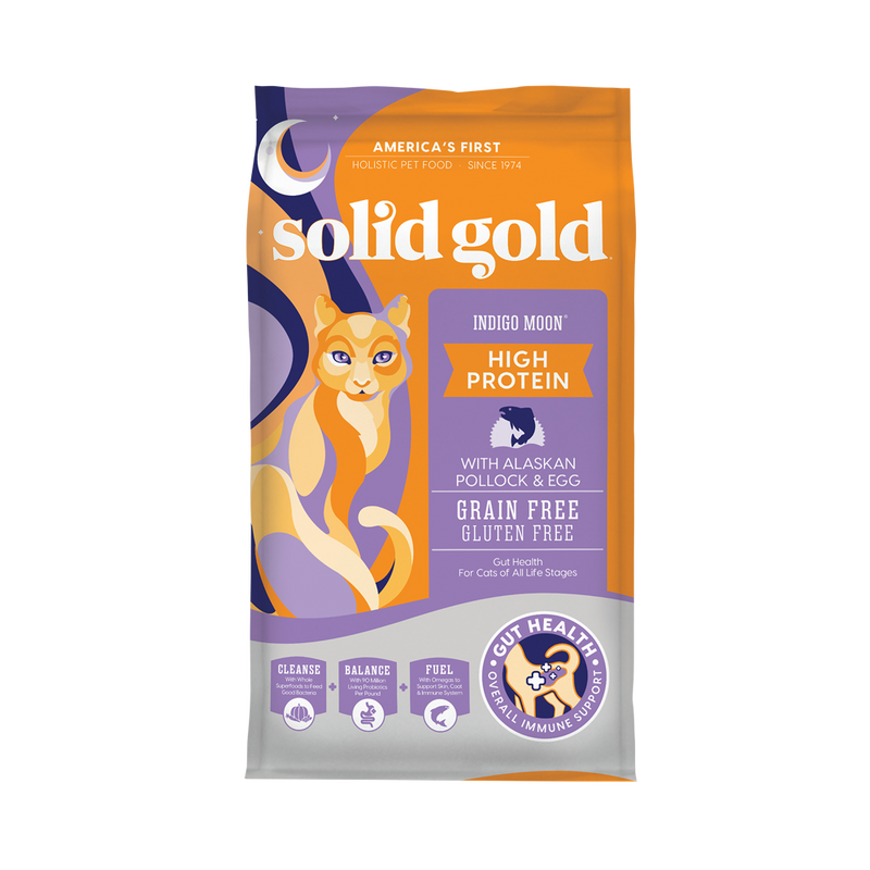 Solid Gold Cat GF Indigo Moon with Alaskan Pollock & Eggs 3lb