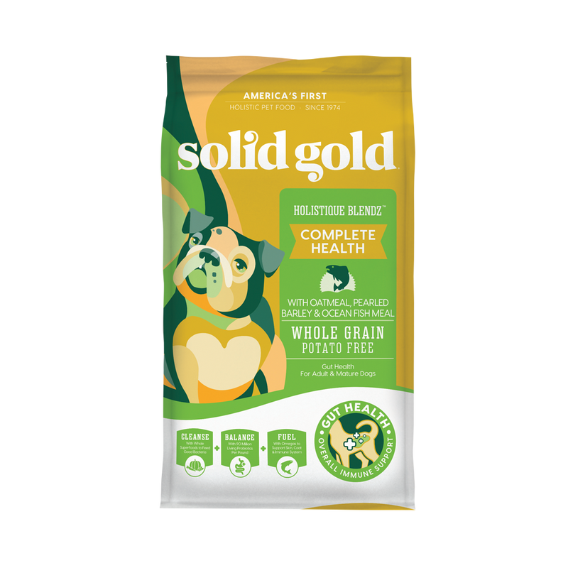 Solid Gold Dog Holistique Blendz - Oatmeal, Pearled Barley & Ocean Fish Meal 24lb
