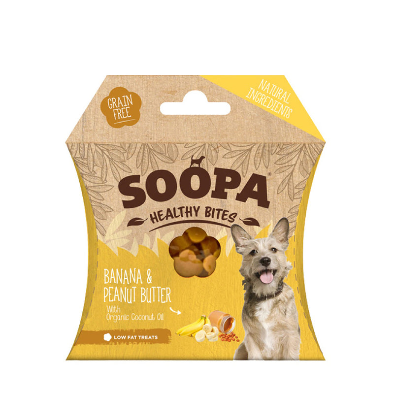 Soopa Dog Healthy Bites Banana & Peanut Butter 50g