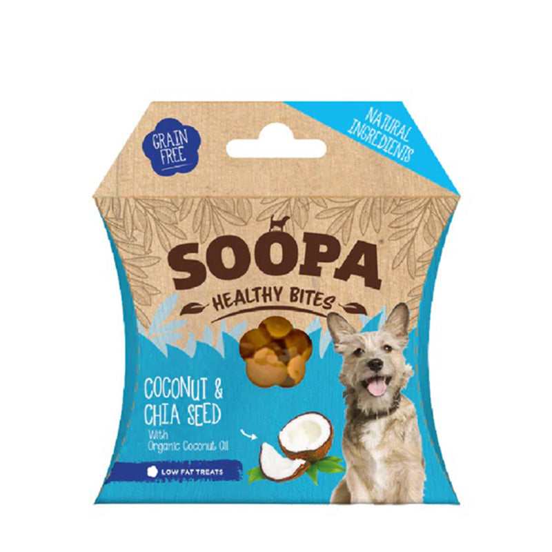 Soopa Dog Healthy Bites Grain Free Coconut & Chia Seed 50g