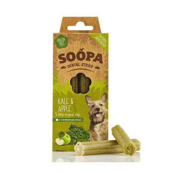 Soopa Dog Dental Sticks Kale & Apple 100g