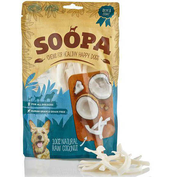 Soopa Dog Natural Raw Coconut Chews 100g