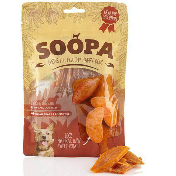 Soopa Dog Natural Raw Sweet Potato Chews 100g