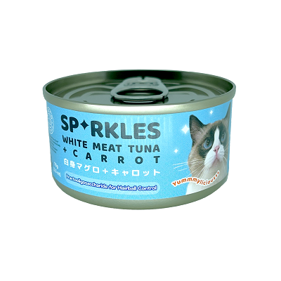 Sparkles Cat White Meat Tuna + Carrot 70g