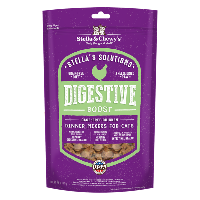 Stella & Chewy's Cat Stella's Solutions Digestive Boost - Cage-Free Chicken 7.5oz