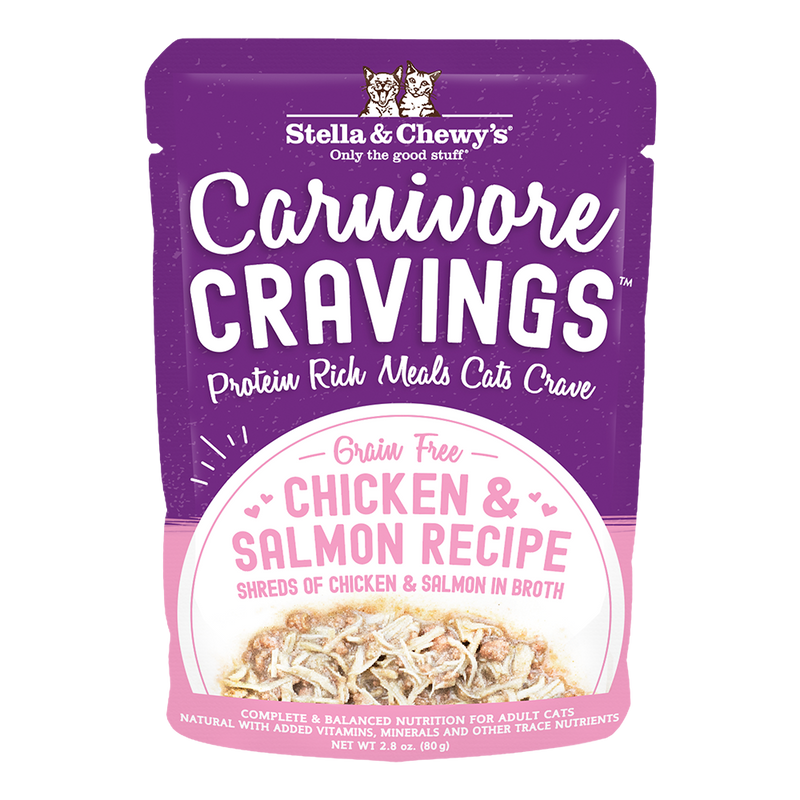 Stella & Chewy's Cat Wet Food Carnivore Cravings Chicken & Salmon 2.8oz