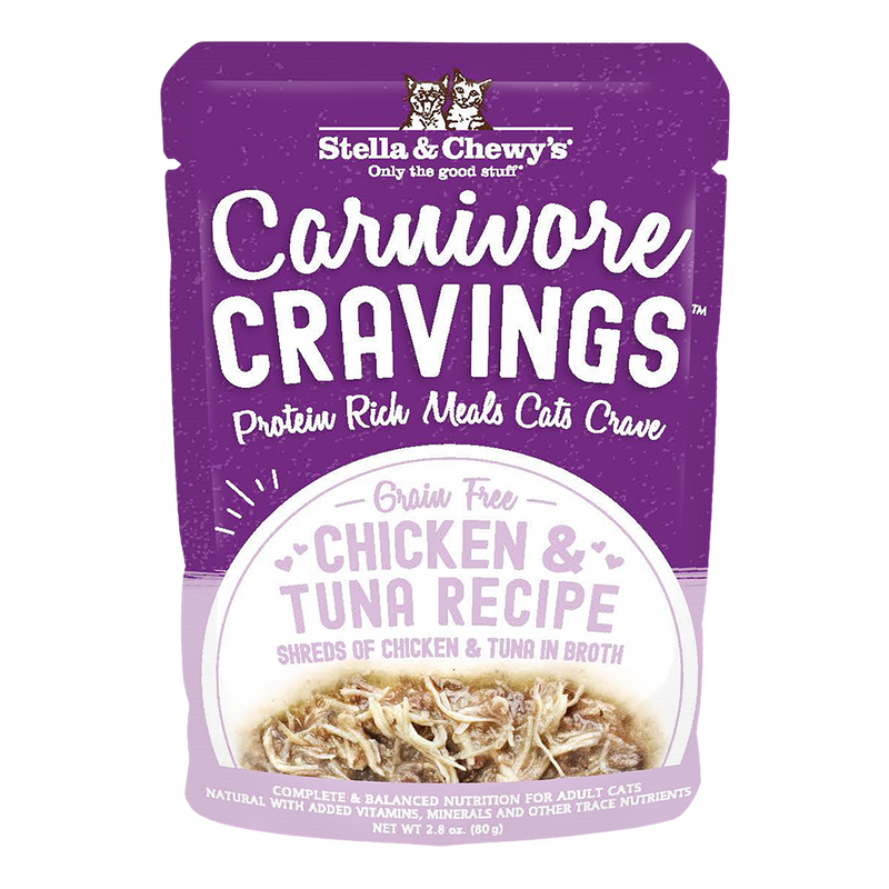 Stella & Chewy's Cat Wet Food Carnivore Cravings Chicken & Tuna 2.8oz