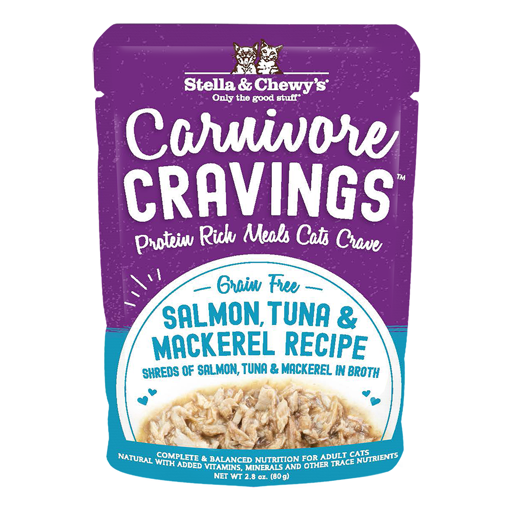 Stella Chewy s Cat Wet Food Carnivore Cravings Salmon Tuna Macker