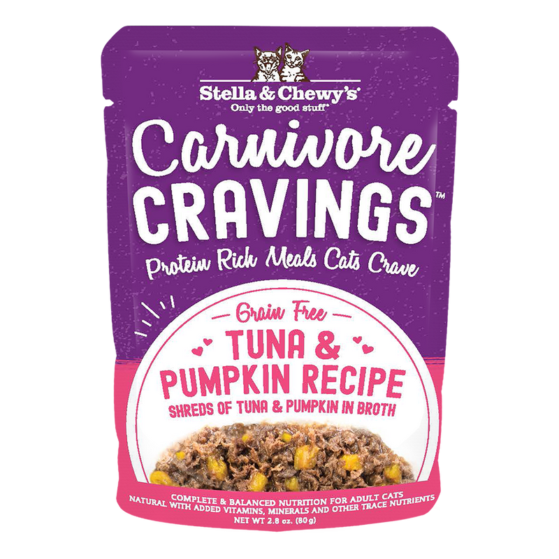 Stella & Chewy's Cat Wet Food Carnivore Cravings Tuna & Pumpkin 2.8oz