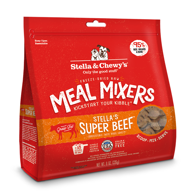 Stella & Chewy's Dog Freeze-Dried Meal Mixers - Super Beef 8oz