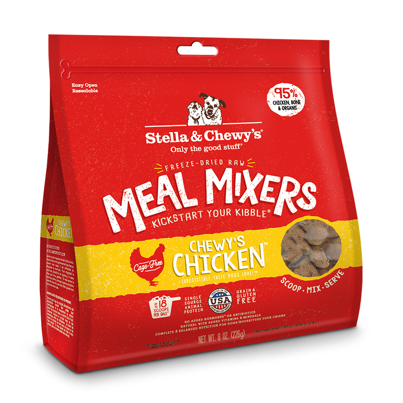 Stella & Chewy's Dog Freeze-Dried Meal Mixers - Chewy's Chicken 8oz ( EXPIRY JUL 2024 )
