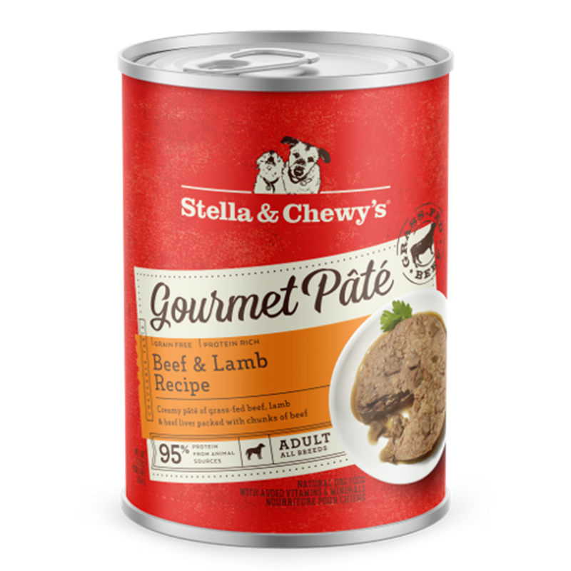 Stella & Chewy's Dog Gourmet Pate Beef & Lamb Recipe 12.5oz