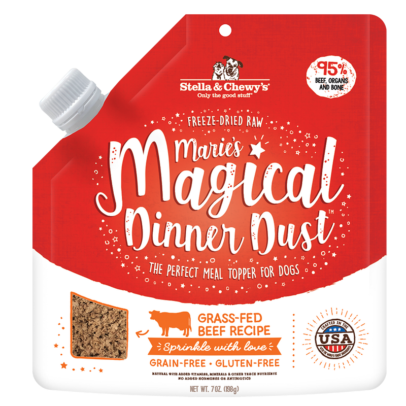 Stella & Chewy's Dog Marie's Magical Dinner Dust - Grass-Fed Beef Recipe 7oz