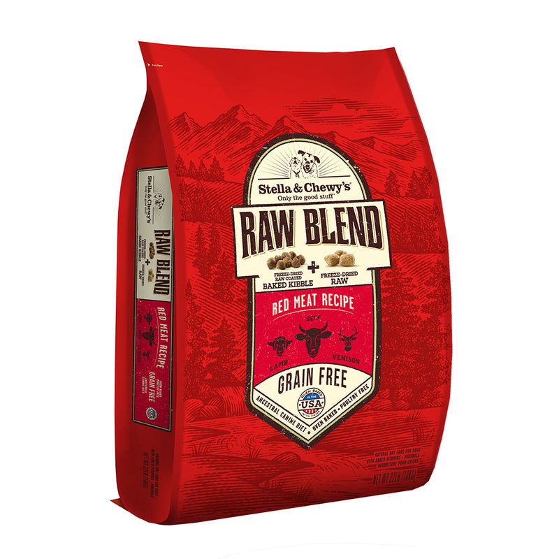Stella & Chewy's Dog Raw Blend - Red Meat Recipe Lamb, Beef & Venison 22lb