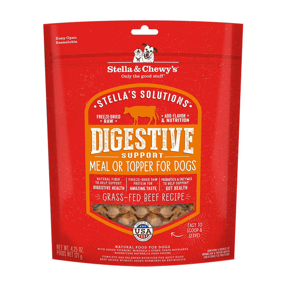 Stella & Chewy's Dog Stella's Solutions Digestive Support GrassFed Be