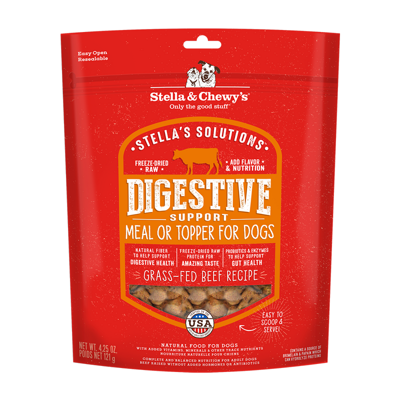 Stella & Chewy's Dog Stella's Solutions Digestive Support GrassFed Be