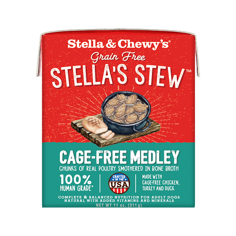 Stella & Chewy's Dog Stella's Stew Cage-Free Medley 11oz