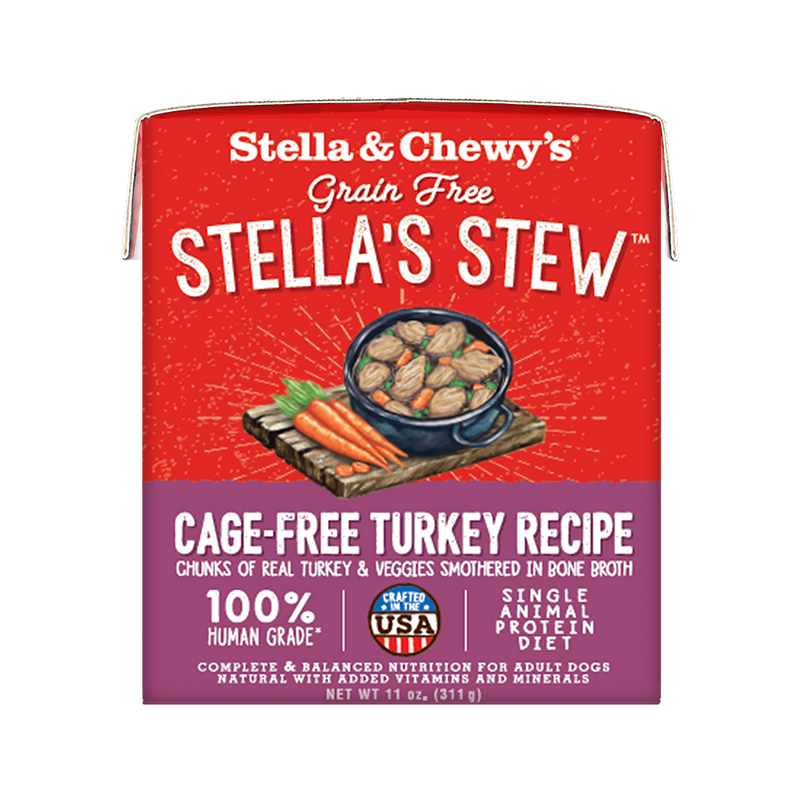 Stella & Chewy's Dog Stella's Stew Cage-Free Turkey 11oz