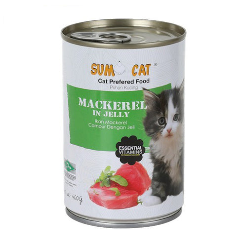 *DONATION TO TAC* Sumo Cat Mackerel in Jelly 400g x 24cans