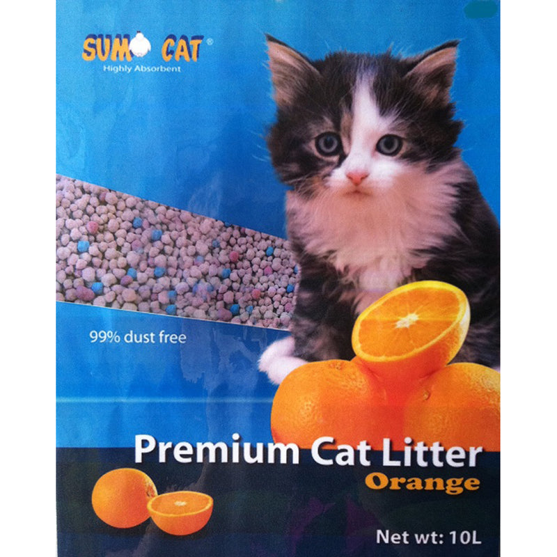 Sumo Cat Premium Cat Litter - Orange 10L