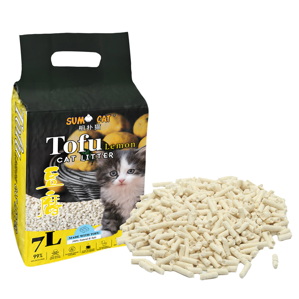 Sumo Cat Tofu Cat Litter Lemon 7L