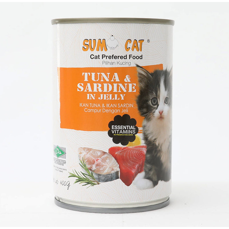 *DONATION TO TAC* Sumo Cat Tuna and Sardine in Jelly 400g x 24cans