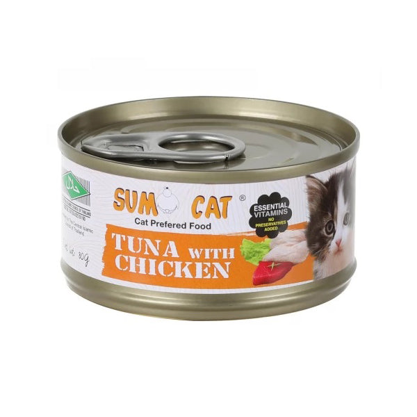 Sumo Cat Tuna with Chicken 80g