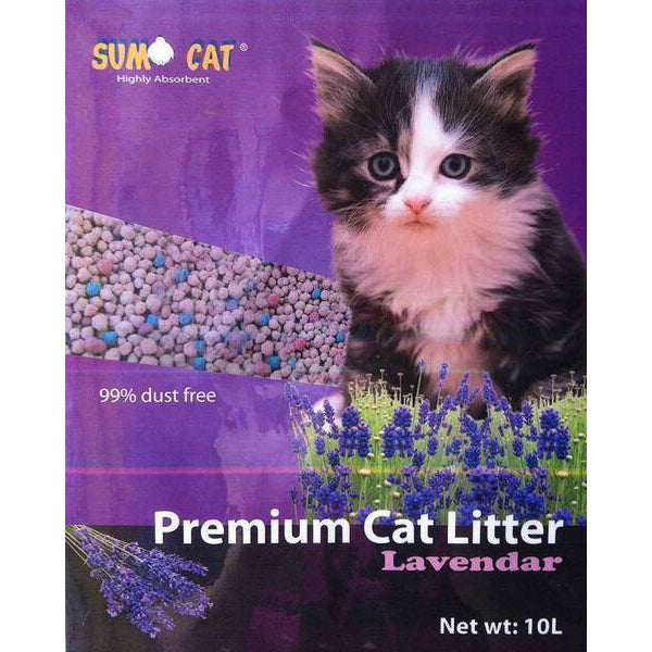 Sumo Cat Premium Cat Litter - Lavender 10L