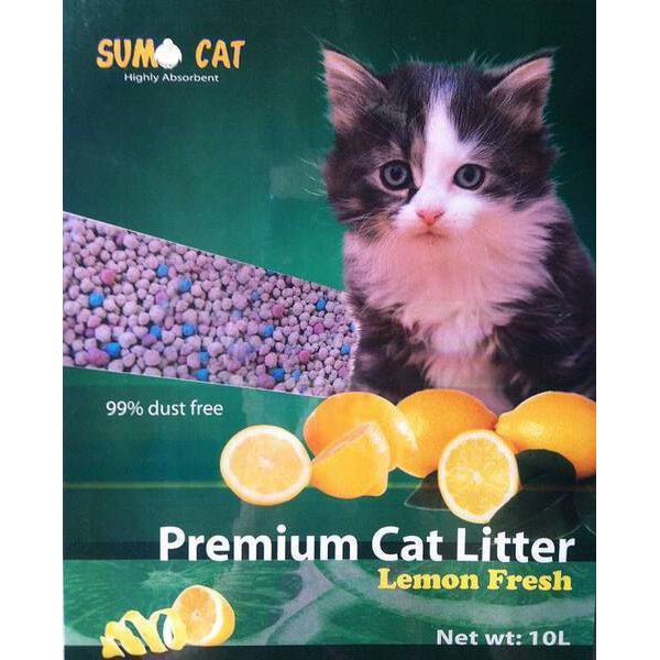 Sumo Cat Premium Cat Litter - Lemon Fresh 10L