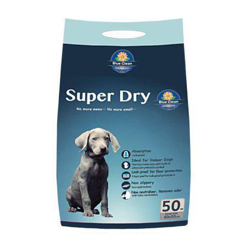 Super Dry SAP 5g Ultra Absorbent Pee Pad 40cm x 50cm - 50pcs