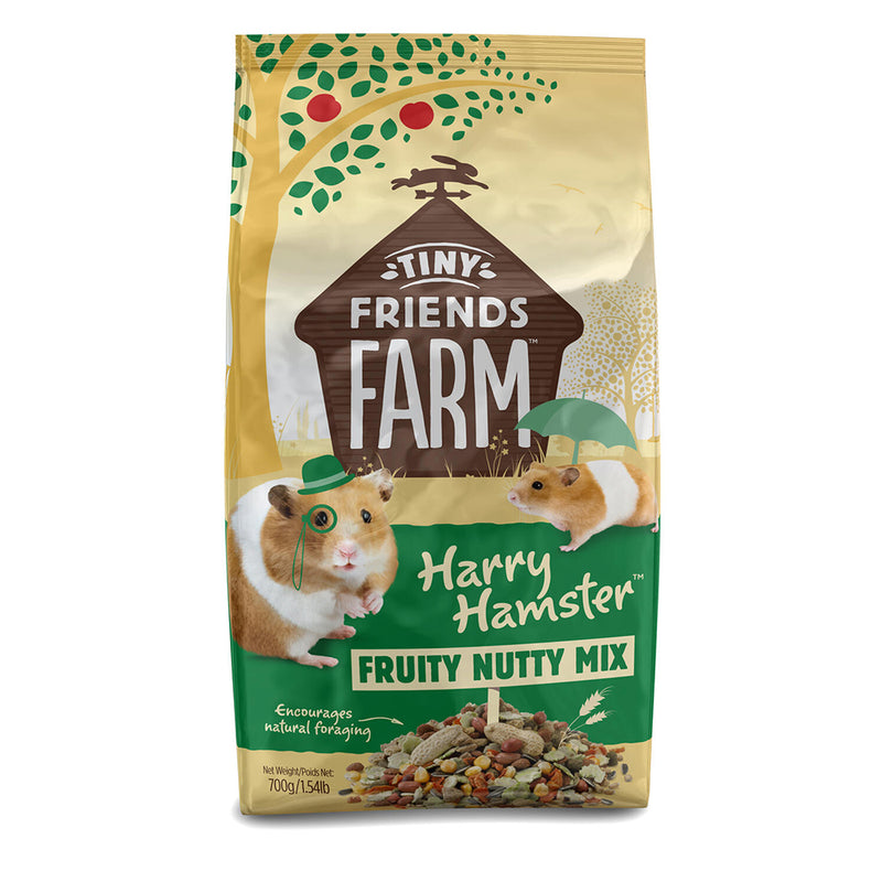 Supreme Tiny Friends Farm Harry Hamster Fruitty Nutty Mix 700g