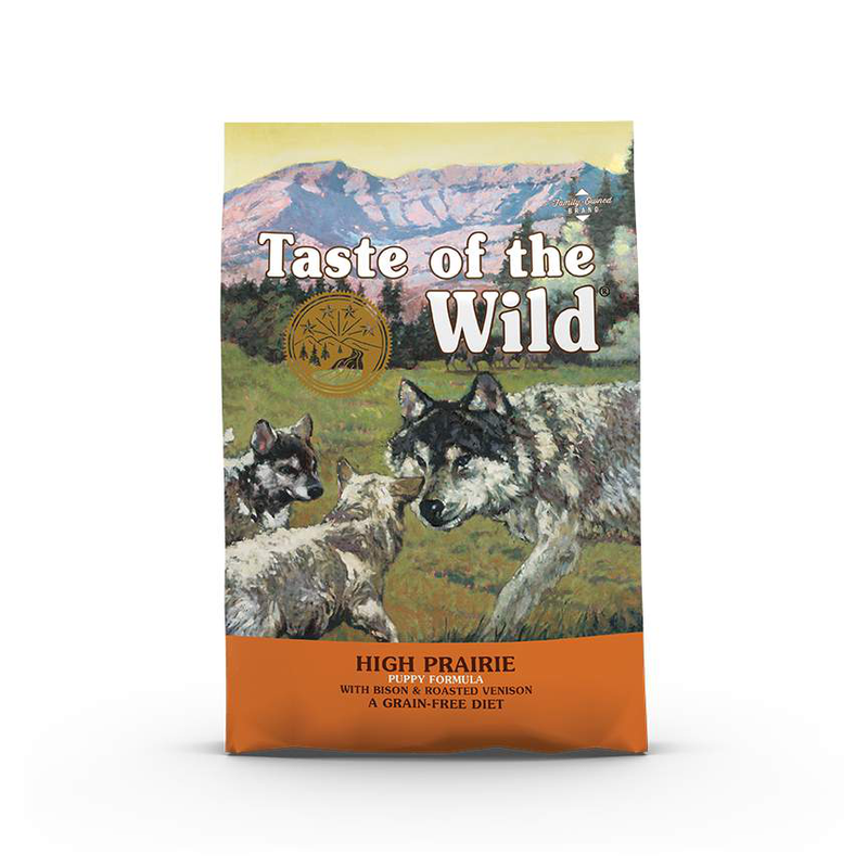 Taste of the Wild Canine Puppy Grain-Free High Prairie with Bison & Roasted Venison 2kg