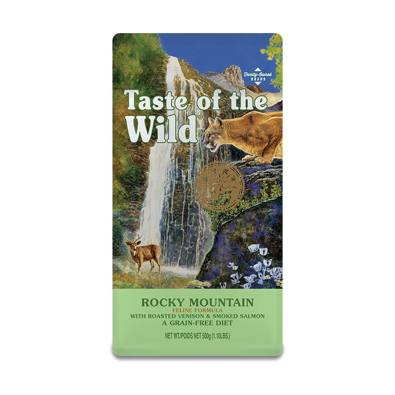 Taste of the Wild Feline All Life Stages Grain-Free Rocky Mountain with Venison & Salmon 500g