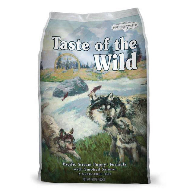 Taste of the Wild Canine Puppy Grain-Free Pacific Stream with Smoked Salmon 12.2kg