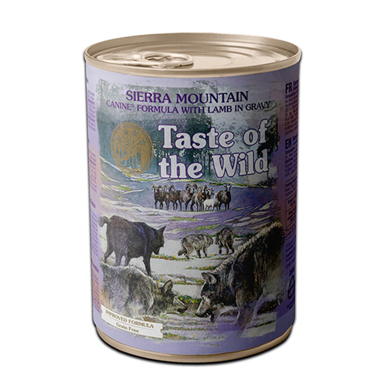 Taste of the Wild Canine Sierra Mountain with Lamb in Gravy 390g