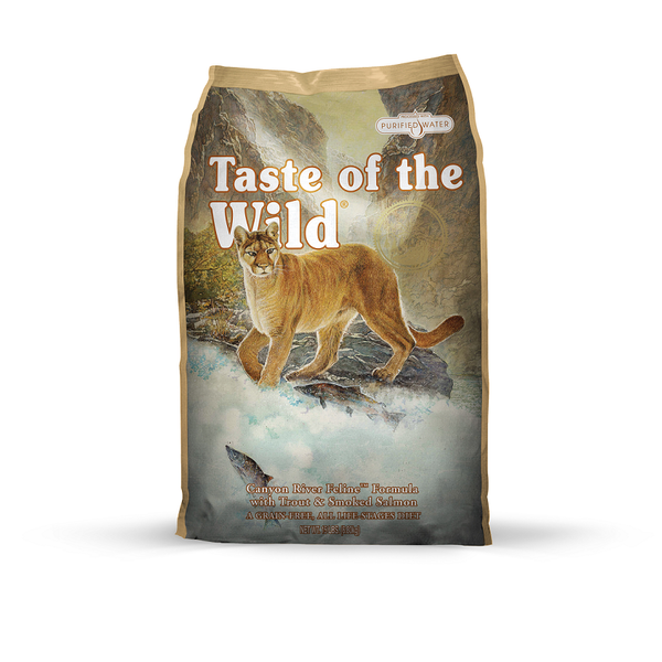 Taste of the Wild Feline All Life Stages Grain-Free Canyon River with Trout & Salmon 2kg