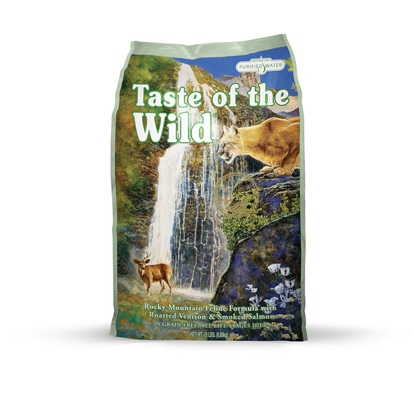 Taste of the Wild Feline All Life Stages Grain-Free Rocky Mountain With Roasted Venison And Smoked Salmon 2kg