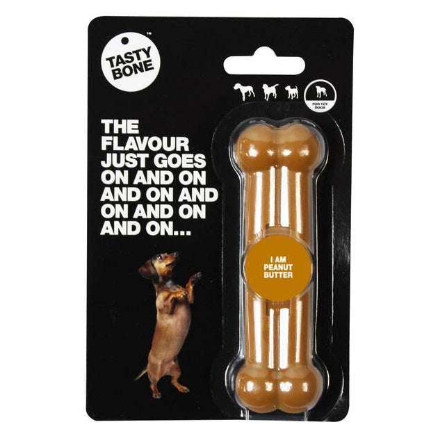 Tasty Bone Nylon Bone Peanut Butter - Toy