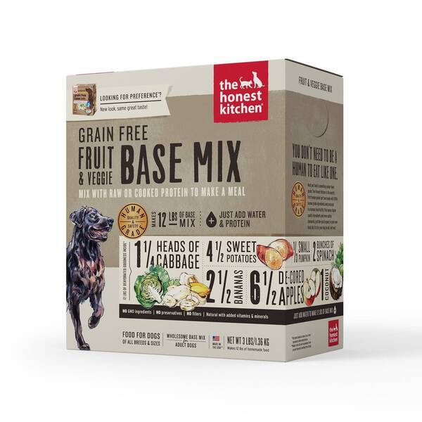 The Honest Kitchen Dog Dehydrated Grain-Free Fruit & Veggie Base Mix (Preference) 3lb