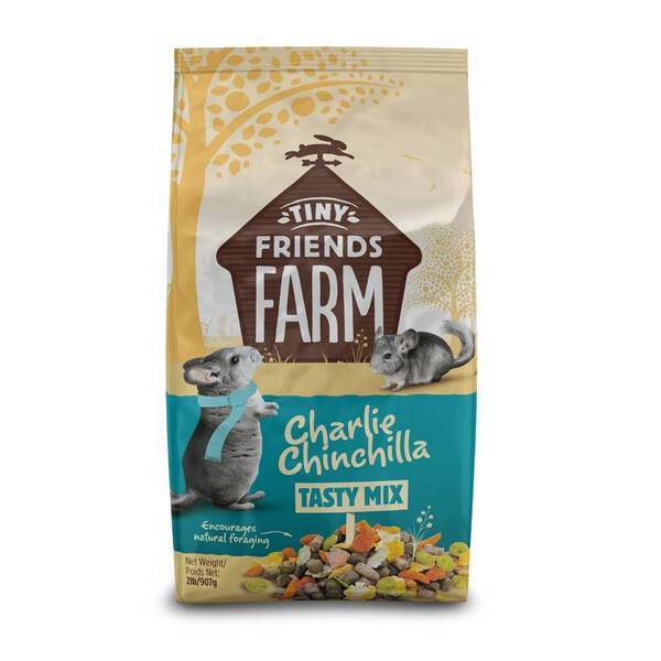 Supreme Tiny Friends Farm Charlie Chinchilla Tasty Mix 907g